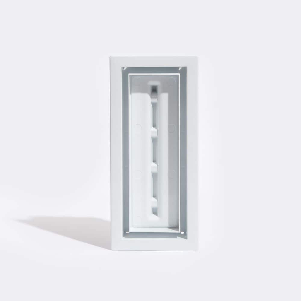 Framed Floor Vent (Lite) 4 in. x 10 in. White price history on PriceWatchPro
