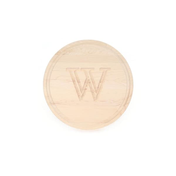 BigWood Boards Round Maple Cheese Board W