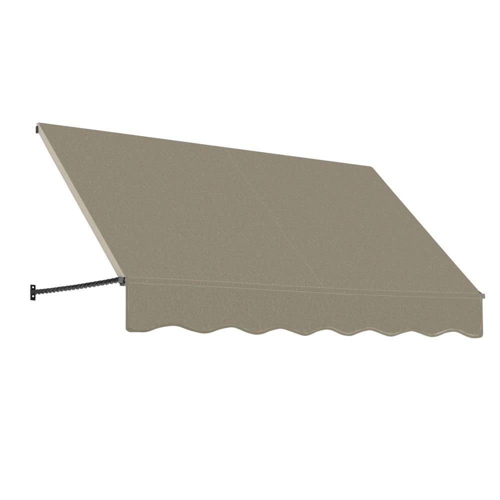 6.38 ft. Santa Fe Acrylic Fabric Fixed Awning (76.5 in. W x 44 in. H x 36 in. D) in Burlap Sack price history on PriceWatchPro