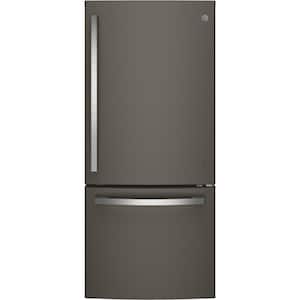 21 cu. ft. Bottom Freezer Refrigerator in Slate, Fingerprint Resistant and ENERGY STAR