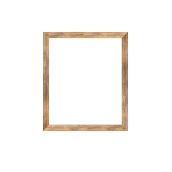 BrandtWorks Blonde Barn Wide Framed Wall Mirror 40 in. W x 46 in. H