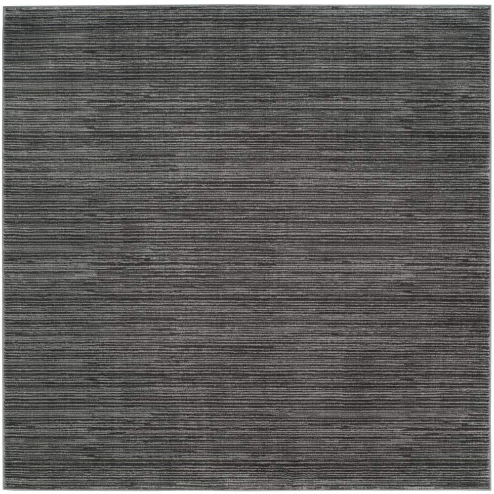Vision Gray 5 ft. x 5 ft. Square Solid Area Rug price history on PriceWatchPro