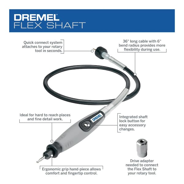 Dremel 4000-1/26 1.6 Amp Corded Variable Speed Rotary Tool, 1 Attachme —