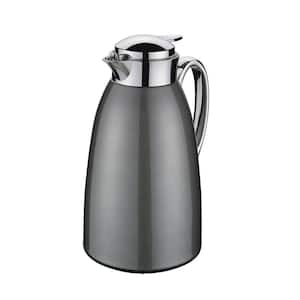 Tiken 34 Oz Thermal Coffee Carafe, Stainless Steel Insulated Vacuum Coffee  Carafes For Keeping Hot, 1 Liter Beverage Dispenser (Silver) 