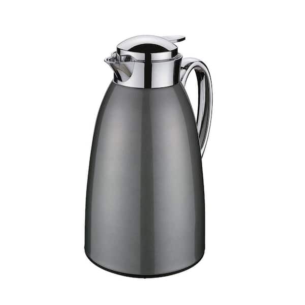 Cilio 34 fl. oz. Gray, "Venezia" Insulated Server, glass liner