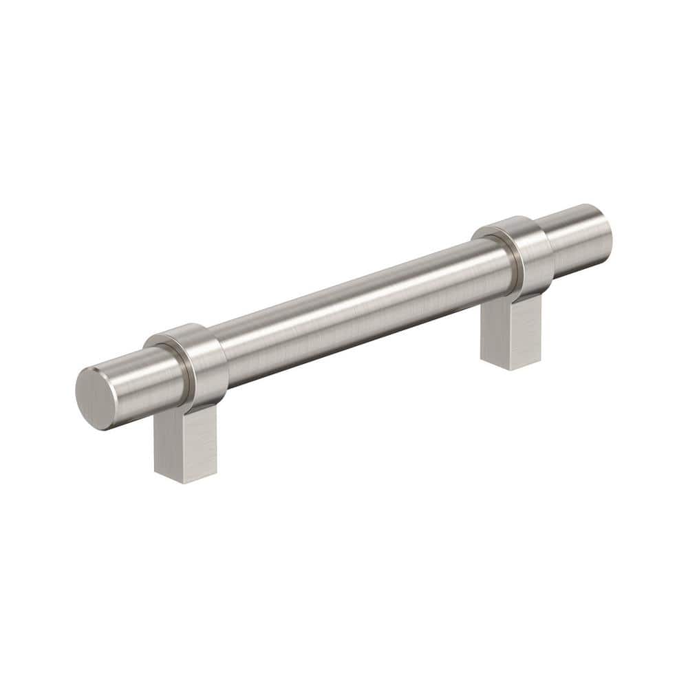 Central 3-3/4 in. (96mm) Modern Satin Nickel Bar Cabinet Pull price history on PriceWatchPro