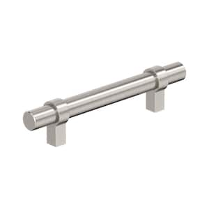 Central 3-3/4 in. Modern Satin Nickel Bar Cabinet Pull