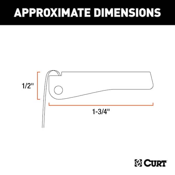 CURT Replacement Clevis Hook Safety Latch for #81950 or #81960