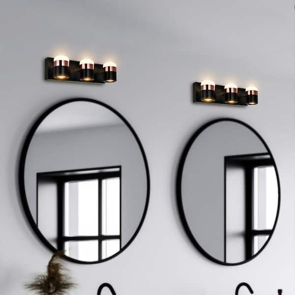 Moxie LED Vanity Light With Black Finish