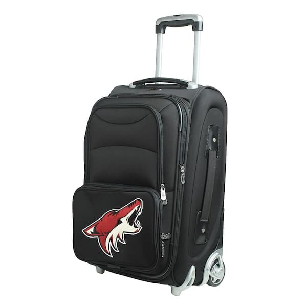 Denco NHL Phoenix Coyotes 21 in. Black Carry-On Rolling Softside Suitcase