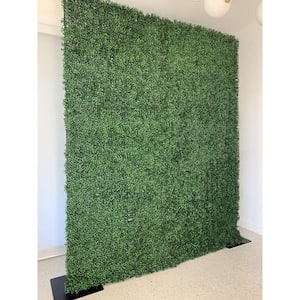 12- Piece 20 in. H x 20 in. W Artificial Boxwood Hedge UV-Proof Grass Greenery Backdrop Panels Green Wall Indoor