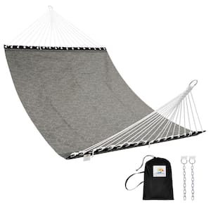 2-Person Outdoor Quick Dry Folding Portable Teslin Hammock in Mocha Patterned
