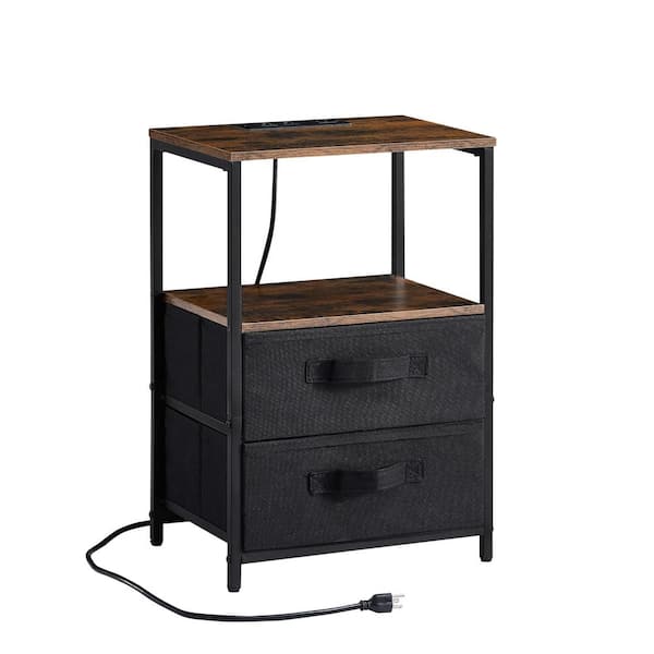 Unbranded 12 in. x 16 in. Steel Side Table