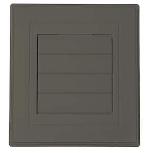 7.13 in. x 7.88 in. Dryer Vent Block in Charcoal Gray (Overall Dimensions 7.63 in. x 8.44 in. x 1.38 in.)