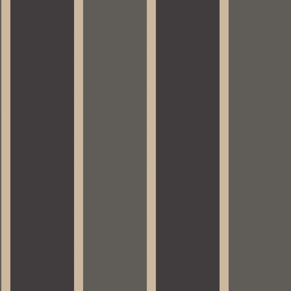 Smart Stripes 3 Black/Gold Formal Stripe Sheen Finish Non-Pasted Vinyl on N