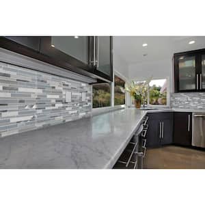 Harlow Interlocking 12 in. x 12 in. Mixed Multi-Surface Mosaic Tile (1 sq. ft./Each)