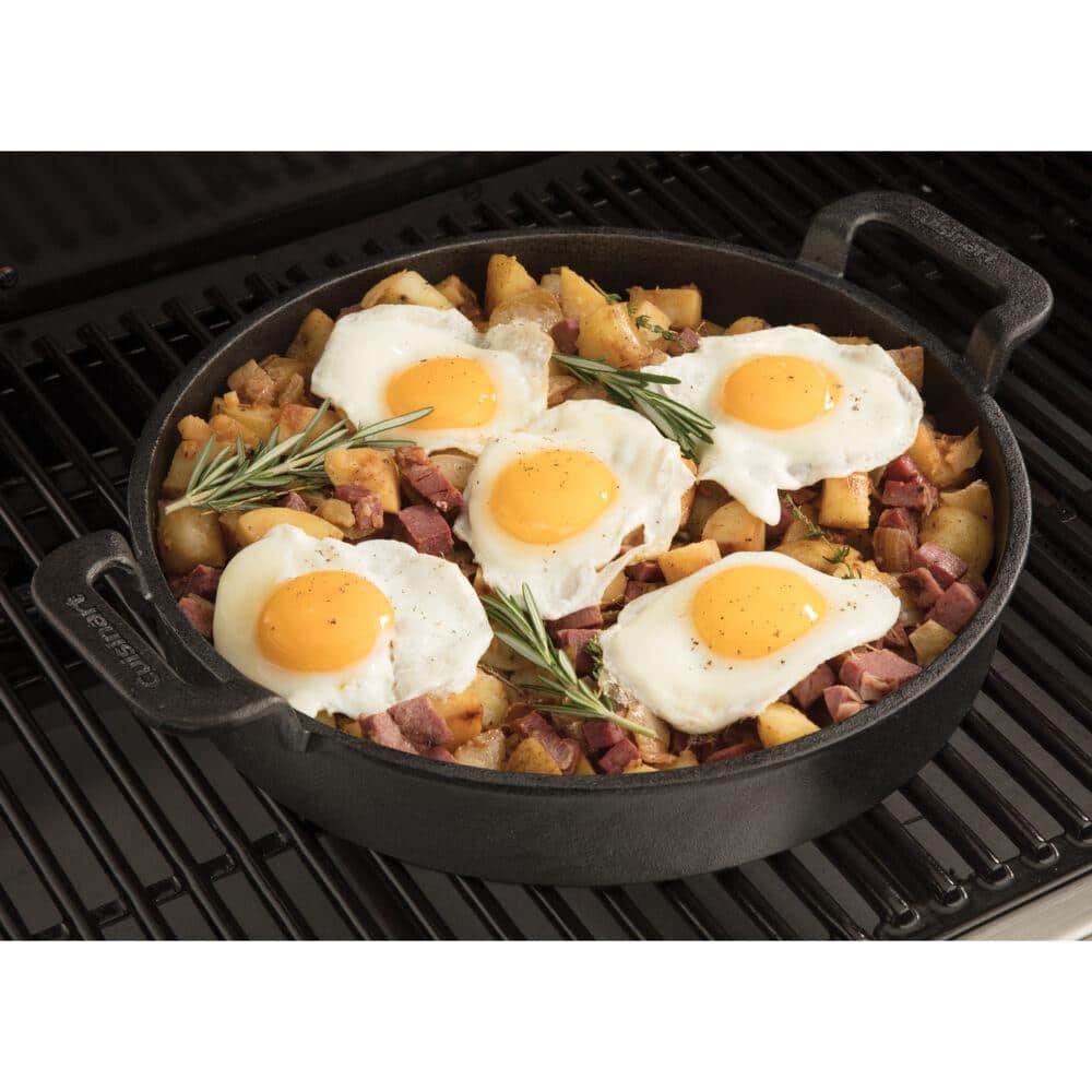 Cuisinart 10" Pre-Seasoned Cast Iron Griddle Pan