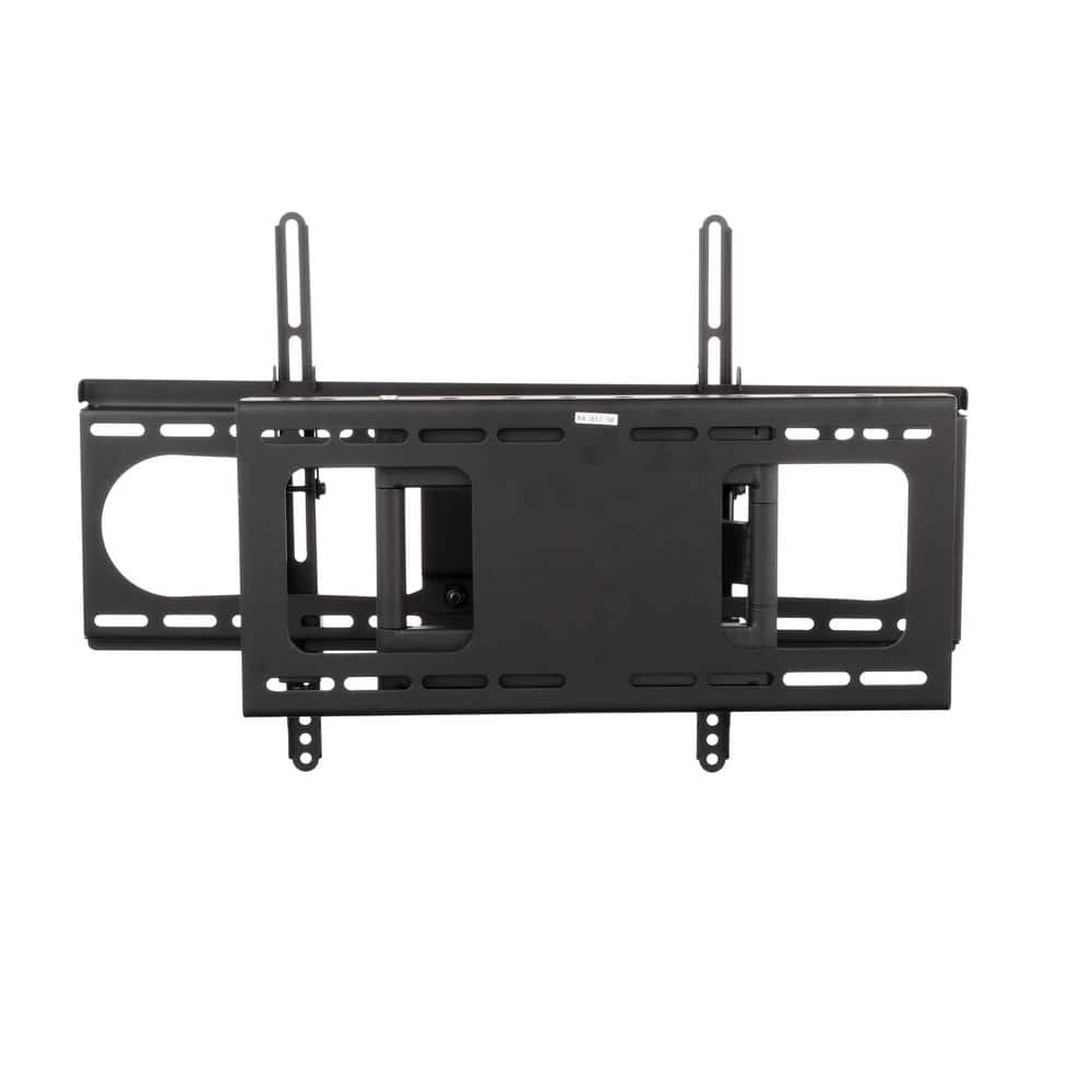 Swift Mount Black Steel Full-Motion TV Wall Mount for 37" to 80" TVs