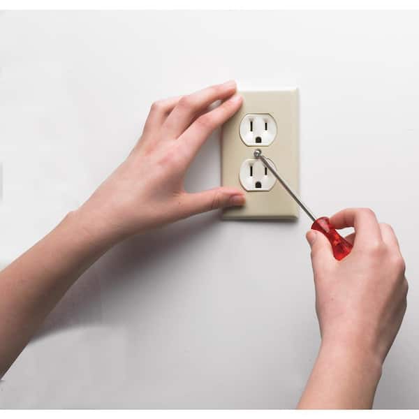Double Socket Switch Surround 3 for 2 66 Colours Free P&P Finger Plate Plug 