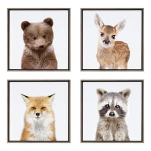 Sylvie "Animal Studio" by Amy Peterson Framed Animal Wall Art Print 13 in. x 13 in. (Set of 4)