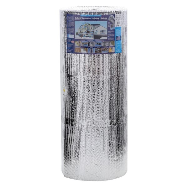 US Energy Products 200sqft Radiant Barrier Wrap for Weatherproofing Multipurpose White Double Bubble Reflective Foil Insulation Thermal Barrier R8 Industrial Strength Commercial Grade 4x50 No Tear 