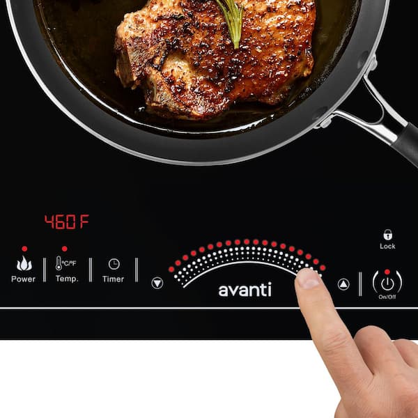 kochani様20素子白２黒1V型黒1ぶ5 Avanti 1800W 11.75 in. W Portable Induction Cook-Top with 1
