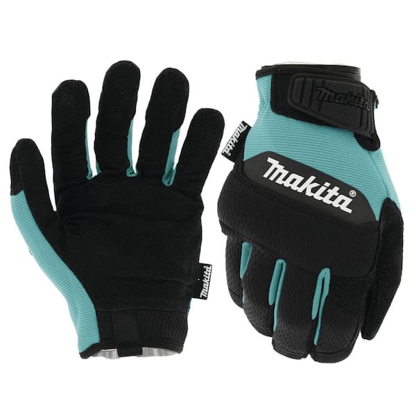 Makita 100% Genuine Leather-Palm Performance Outdoor and Work Gloves (X-Large)