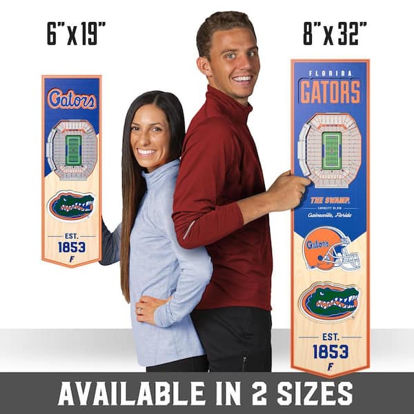 Stendardo Da Parete Florida Gators – 44,5x121,9 Cm, Poliestere 300D, Con Bastoni In PVC E Cordino, Ufficialmente Licenziato, Per Tifosi E Collezionisti - 3