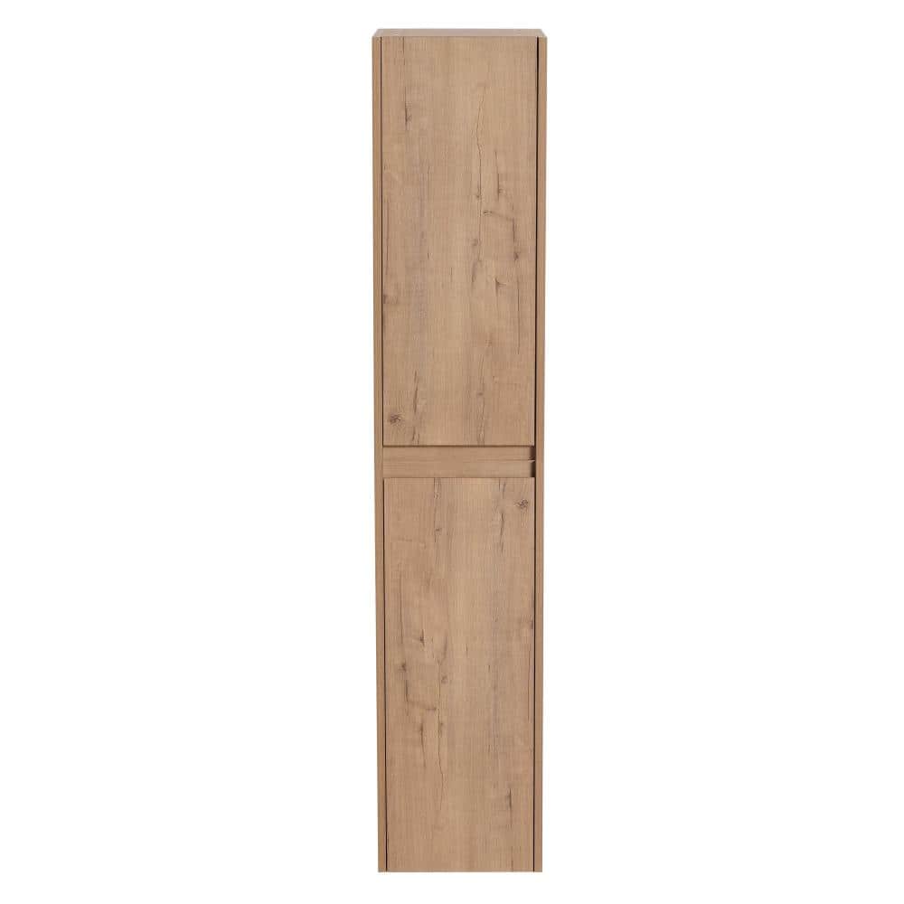 "11.81""W x 9.81""D x 59""H Plywood Bathroom Wall Cabinet in Imitative Oak" price history on PriceWatchPro
