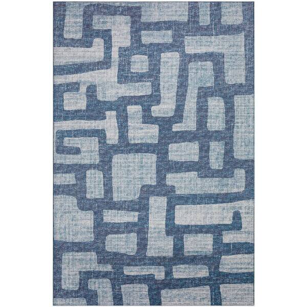 Addison Rugs Modena Storm 9 ft. x 12 ft. Geometric Area Rug