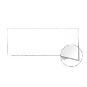 M1 48 in. x 144 in. Magnetic Porcelain Whiteboard with Aluminum Frame, 1-Pack