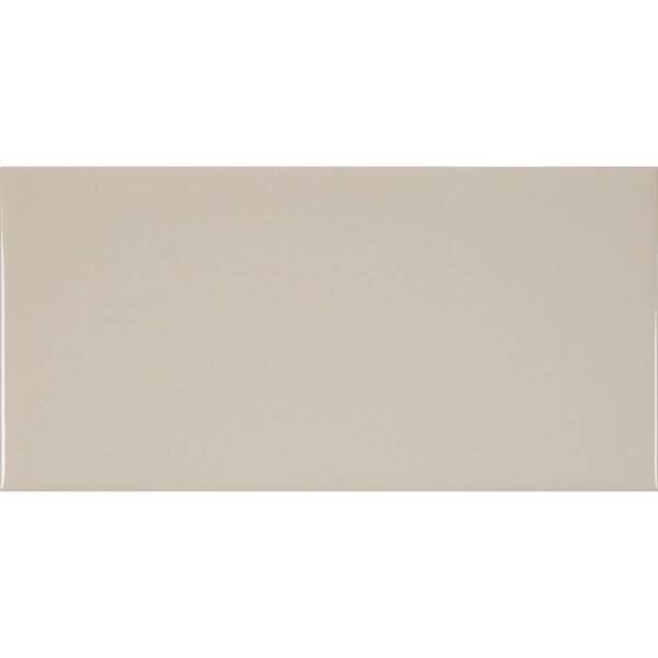 MSI Almond Glossy 3 in. x 6 in. Glazed Ceramic Wall Tile (1 sq. ft. / case)