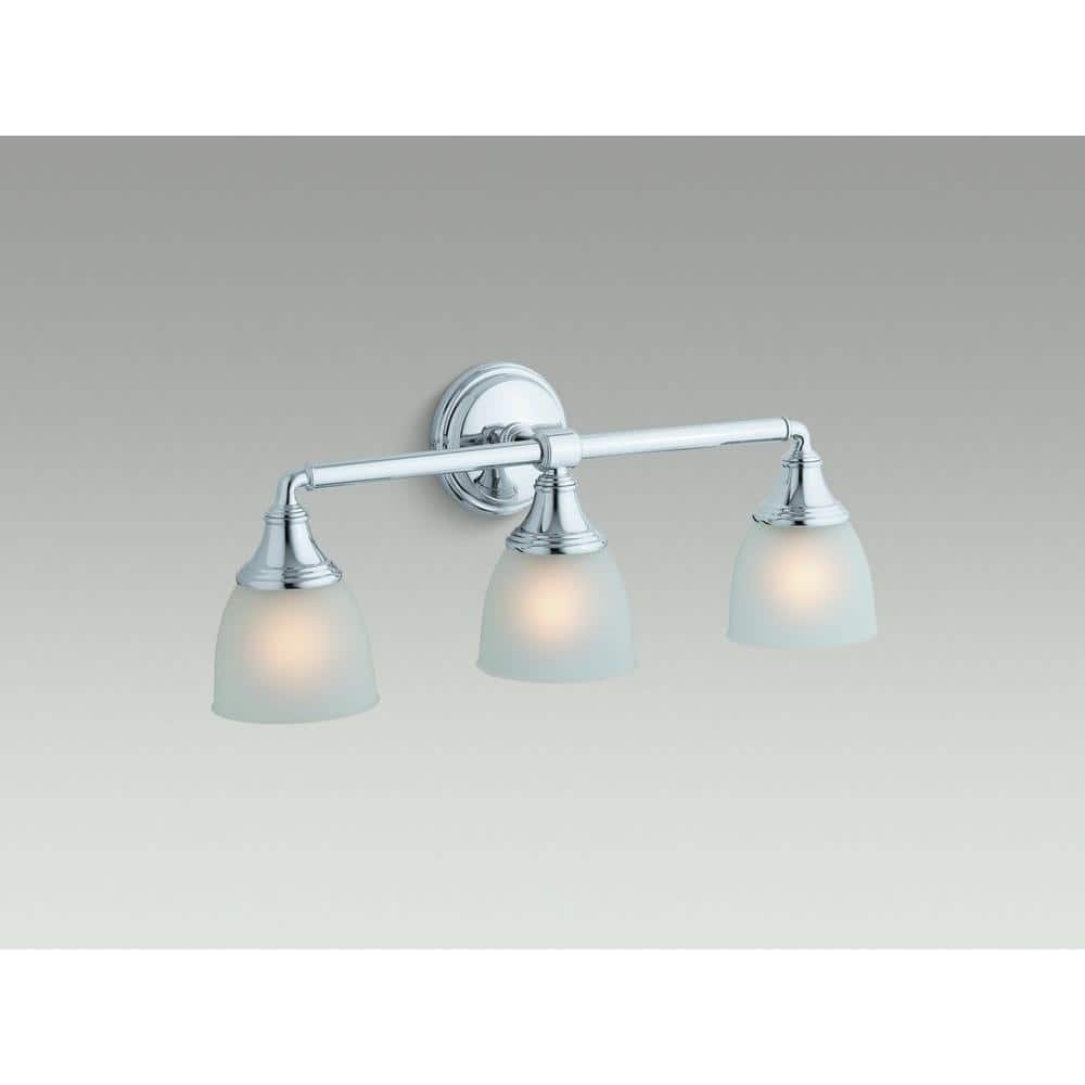 Devonshire Brushed Nickel 3-Light Bathroom Vanity Lantern