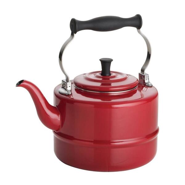 BonJour 8-Cup Stovetop Tea Kettle in Red