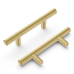Bar Pulls 2-1/2 in. (64 mm) Royal Brass Drawer Pull (10-Pack)