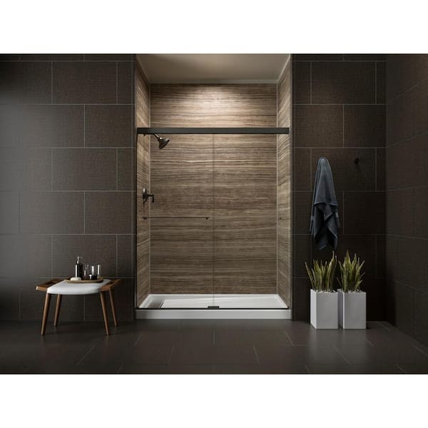Bancroft 1-Spray 6.8 in. Single Wall Mount Fixed Shower Head in Polished Chrome