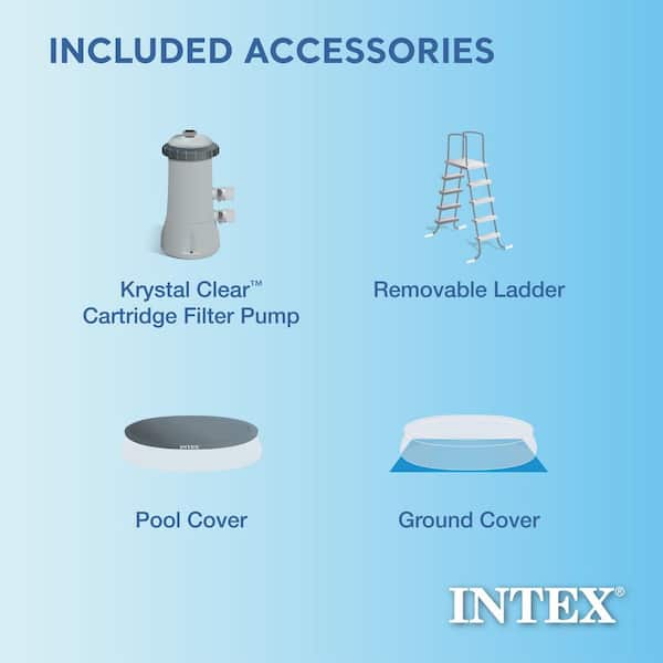 Easy Set 18 ft. Round 48 in. Deep Inflatable Pool Set