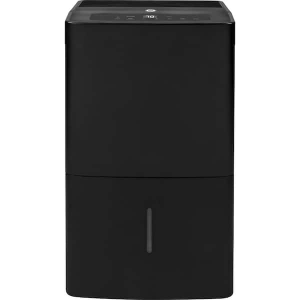GE 50 pt. Dehumidifier for Basement, Garage or Wet Rooms up to 4500 sq. ft. in Black, Three Fan Speeds, ENERGY STAR