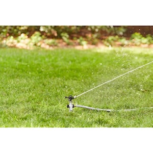 Garden Sprinkler Upgrade Automatic 360-Degree Rotating Irrigation Sprinkler  System for Yard Garden, Green B086HK1BH9 - The Home Depot