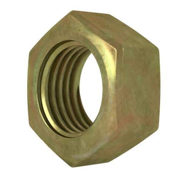 200 1/4-28" Grade 8 Finished Hex Nuts Zinc Yellow FINE THREAD 