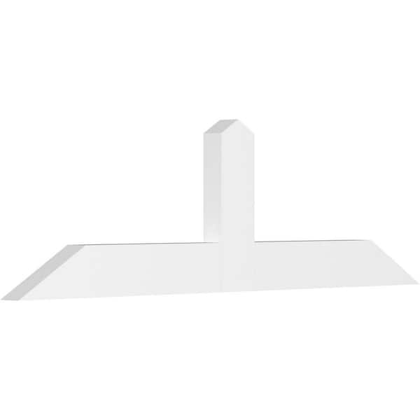 Ekena Millwork Portland 48 in. W x 14 in. H x 2 in. D Signature Polyurethane Bracket