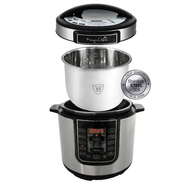 Hastings Home 6-Quart Programmable Electric Pressure Cooker in the