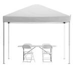 ShelterLogic Solano 10 ft. W x 6 ft. L 2 in. Steel Patio Awning with ...