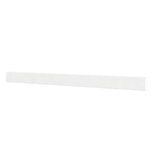 48 in. W Quartz Vanity Backsplash in White