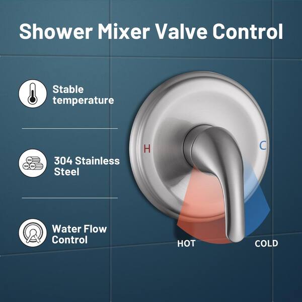 Jacuzzi Duncan 1-Handle Mixer Bathtub Faucet (Valve Included)
