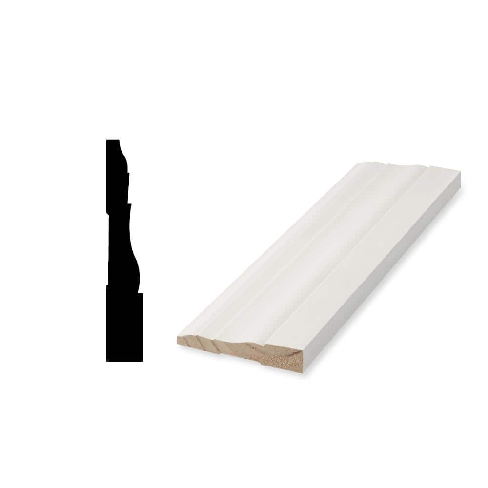 Woodgrain Millwork WM 631 9/16 in. x 31/4 in. x 12 ft. Primed Finger