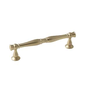 Crawford 5-1/16 in. (128mm) Traditional Golden Champagne Bar Cabinet Pull