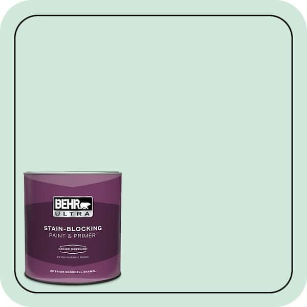 BEHR ULTRA 1 qt. #M420-2 Green Aqua Extra Durable Eggshell Enamel Interior Paint & Primer