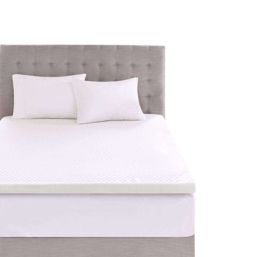 Comfort 3 in. Twin XL 100% Gel Memory Foam Mattress Topper with Removable C