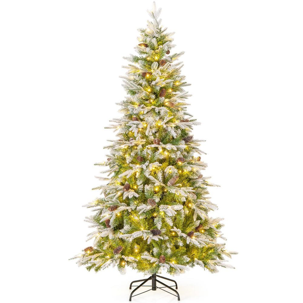 6 ft. Green Pre-Lit Artificial Christmas Tree with 765 Tips and 280 Warm-White LED Lights price history on PriceWatchPro